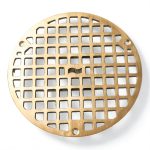 Floor Drain Grate JR SMITH A08PBG Bronze 7-9/16 Inch-0