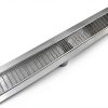 Infinity Drain Floor Grating FFAS 6536 SS Polished Modern 10x10-0