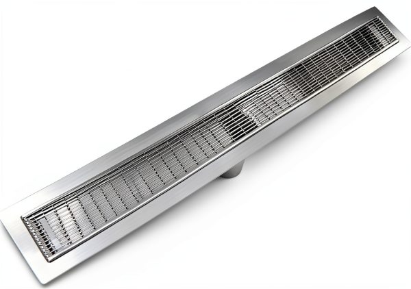 Infinity Drain Floor Grating FFAS 6536 SS Polished Modern 10x10-0