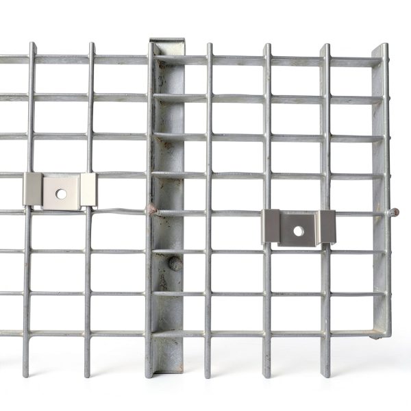 Stainless Steel Grating Clip Hiyoo M Shape Set of 10 Durable-3