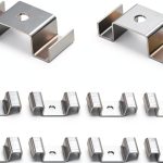 Stainless Steel Grating Clip Hiyoo M Shape Set of 10 Durable-0