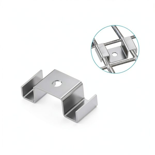 Stainless Steel Grating Clip Hiyoo M Shape Set of 10 Durable-1
