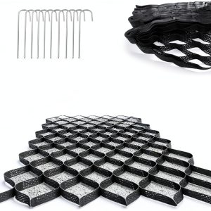 Geogrid Gravel Grid by DZDZXQG 2 4 Inch Polyethylene Ground Stabilizer-0