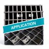 Stainless Steel Grating Clip Hiyoo M Shape Set of 10 Durable-4