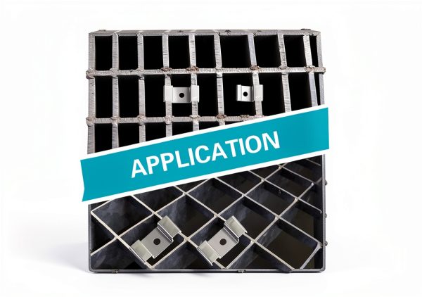 Stainless Steel Grating Clip Hiyoo M Shape Set of 10 Durable-4