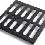 Drain Grate GZHDIAN Cast Iron Black 12x1.2in Model zhutie-bizi-06-0