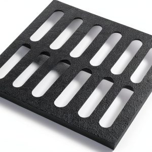Drain Grate GZHDIAN Cast Iron Black 12x1.2in Model zhutie-bizi-06-0