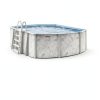Hollowell Industries - Manufacturers of Doughboy Pools, 18’ x 33’ Oval Swimming Pool Above Ground, 52” Steel Wall Pool Kit - Includes Pool Liner, Sand Filter, Pump, and Skimmer - Made in USA-3