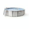 Above Ground Pool Hollowell Steel Wall with Liner, Filter & Pump-3
