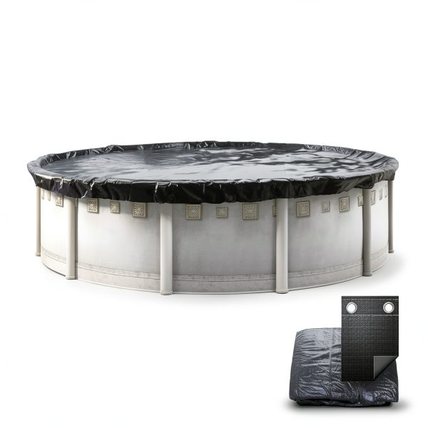 Laredo 21' x 52" Easy-Build steel above ground swimming pool kit by-1