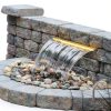 Modern Flowing Water Landscape Wall MNSSRN Steel Side Wall Pool A120-0