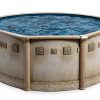 Brazil 21' x 52" Round Above Ground Swimming Pool Premium Package-1