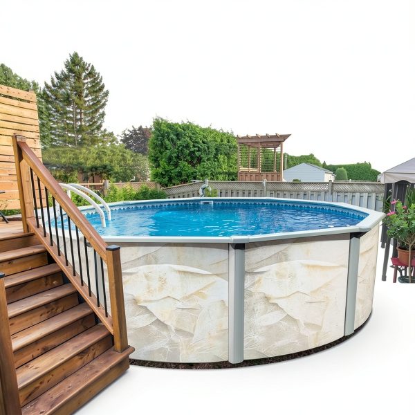 Aquarian Phoenix 18-Foot Round Above Ground Pool with Steel Frame-5