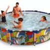 Bestway Steel Pro 10ft Round Above Ground Pool with Animal Graphics-3