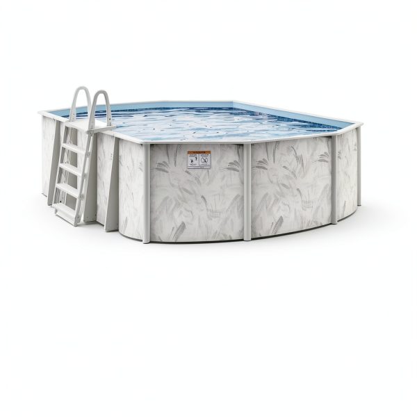 Hollowell Industries - Manufacturers of Doughboy Pools, 15’ x 30’ Oval Swimming Pool Above Ground, 52” Steel Wall Pool Kit - Includes Pool Liner, Sand Filter, Pump, and Skimmer - Made in USA-3
