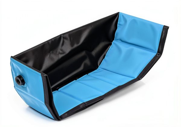 Dog Pool Clothclose Foldable Xlarge Blue PVC Bath for Dogs Cats Kids-4