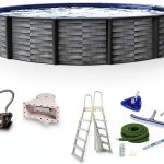 Affinity 30-ft Round 52-in Deep Resin Swimming Pool by Blue Wave-0