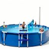 Pool Drink Holder: WUMSTOT 4 Pack Pool Cup Hoder - Above Ground Pool Accessories - Floating Drink Holder for Pool Party Fits 2” or Less Round Pool Bar Top Rails (4 Pack, Blue)-6