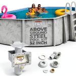Hollowell Industries 12x18 Oval Above Ground Pool with Brush Stroke-0