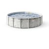 Hollowell Industries - Manufacturers of Doughboy Pools, 27 Ft x 52 Inch Deep Above Ground Pool with Skimmer - Hard Sided Steel Wall Pool, Brush Stroke Pattern - Made in USA-2