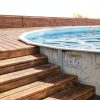 Hollowell Industries - Manufacturers of Doughboy Pools, 27 Ft x 52 Inch Deep Above Ground Pool with Skimmer - Hard Sided Steel Wall Pool, Brush Stroke Pattern - Made in USA-5