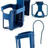 Pool Drink Holder: WUMSTOT 4 Pack Pool Cup Hoder - Above Ground Pool Accessories - Floating Drink Holder for Pool Party Fits 2” or Less Round Pool Bar Top Rails (4 Pack, Blue)-1