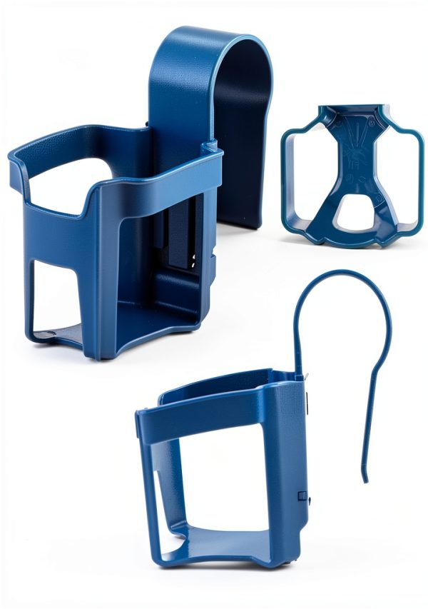Pool Drink Holder: WUMSTOT 4 Pack Pool Cup Hoder - Above Ground Pool Accessories - Floating Drink Holder for Pool Party Fits 2” or Less Round Pool Bar Top Rails (4 Pack, Blue)-1