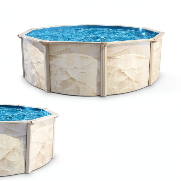 Boulder 18' x 52" Steel Above Ground Pool by WaterThat-2