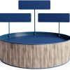 Blue Wave Capri Steel Above Ground Pool 15ft Round Gray-3