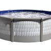 Lake Effect Pools Testudo 24ft Round Above Ground Pool with Resin-0