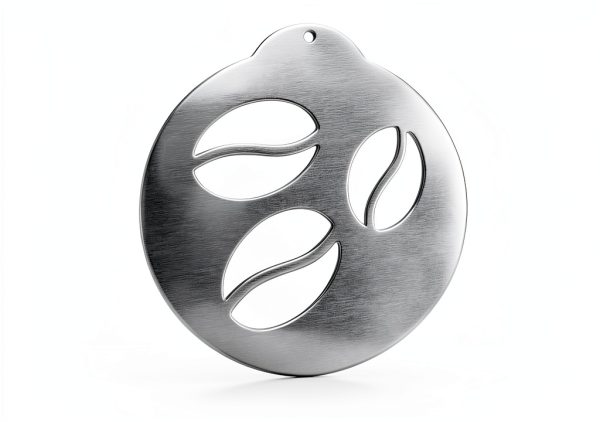 Coffee Decorating Stencils 5Pcs Stainless Steel for Latte Art,-1