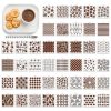 42PCS Cookie Stencils Reusable Royal Icing Plastic Baking Stencil for-0