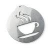 Coffee Decorating Stencils 5Pcs Stainless Steel for Latte Art,-4