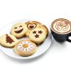 Coffee Stencils 72-Piece Set for Latte Art, Reusable Coffee Stencils-4